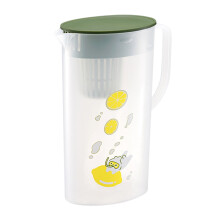 Plastic Pitcher with Lid Clear 1.5L BPA Free