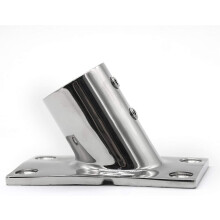 Boat Hand Rail Fitting 60 Degree 1 Inch Rectangular Base