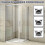 Quiet Shower Door Rollers Top and Bottom 10PCS 4