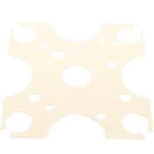 Glass Holder Hanging Wine Glass Holder Acrylic Khaki 1 Pack