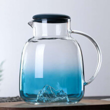 Glass Pitcher with Lemon Infuser for Iced Tea