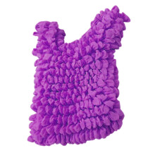 Stretch Bubble Shopping Bag Purple Large Capacity