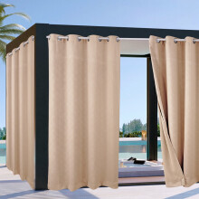 Outdoor Curtains Waterproof Windproof Thermal Blackout