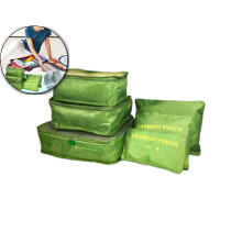 Packing Cubes Set 6 Pieces Waterproof Reusable Travel