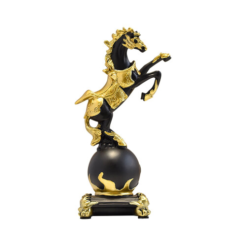 Figurine de cheval en résine, sculpture décorative, 1 pièce 1