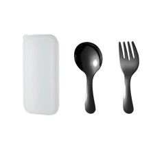 Cutlery Set Portable Mirror Polish Rounded Edges 4-Piece