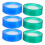 Sponge Finger Moistener for Office Counting 6 Pcs 8