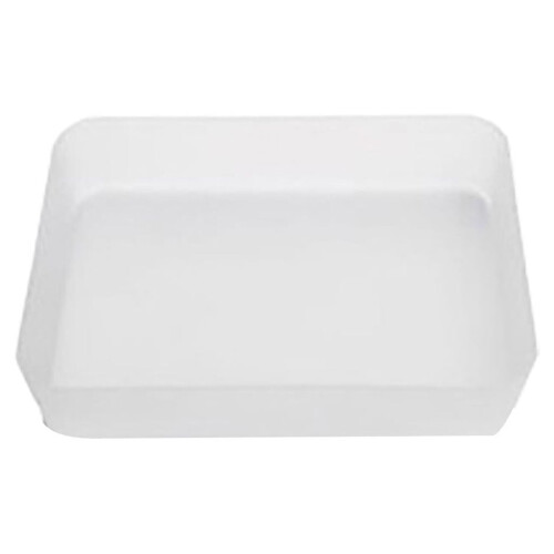 Transparent Flatware Tray with Lid 1-Pack