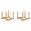 Bamboo Kitchen Organizer Pot Lid Holder 2 Pack 1