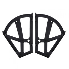 Loewten Shoe Rack Hinge Plastic Hollow 2-Layer Shelf