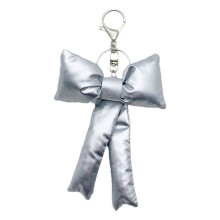 Bowknot keyring with pearl bow pendant for handbag wallet