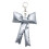 Bowknot keyring with pearl bow pendant for handbag wallet 1