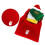Ensemble de 4 serviettes de Noël brodées pour les fêtes 7