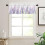 Kitchen Curtains Valances Lavender Floral 1 Panel 54" W x 3