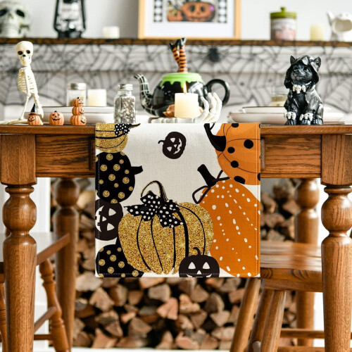 Halloween Jack-O-Lantern Tafelloper 13x60Inch 1