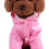 Imperméable pour chien à capuche, léger en PU avec fermetures à pression 2