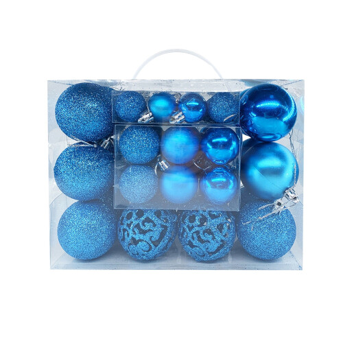 Ensemble de 50 boules de Noël en plastique 1