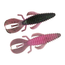 Sinking Shrimp Bait Fishing Worms 50 Pcs Pink 8 cm