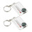 Compass Thermometer Keychain Pocket-Sized 1