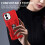 iPhone11 Ανθεκτική θήκη Defender με βάση δαχτυλιδιού και 4