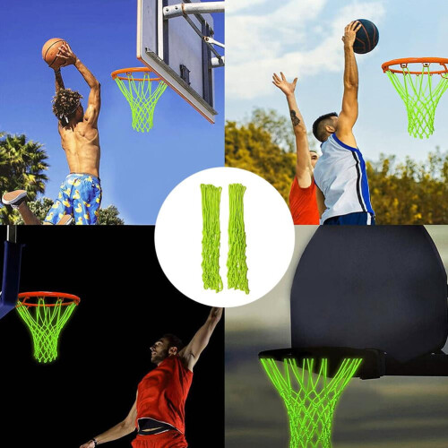 Filet de basket-ball en nylon phosphorescent 50 cm 2