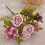 Bouquet di rose rosse artificiali realistiche da 33 cm 5
