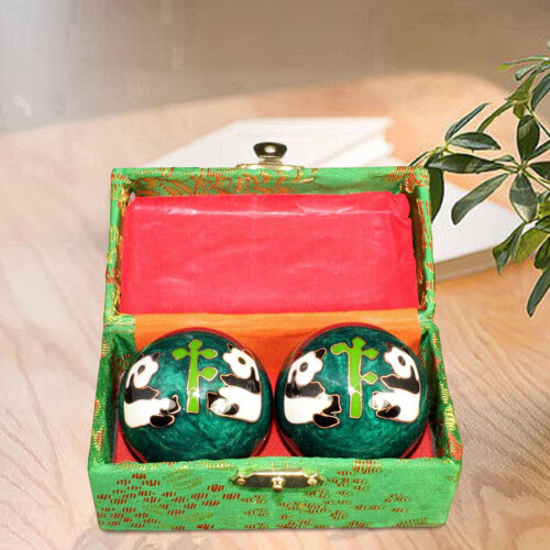 Baoding Massage Balls Set with Storage Box 2 Pieces