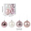 Palline di Natale decorative in plastica infrangibile, 4 pezzi 3