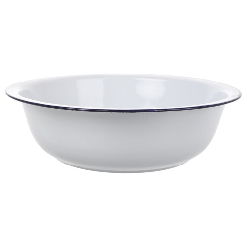 vasque de cuisine vintage en émail 28 cm