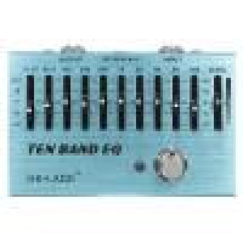 Korektor gitary basowej True Bypass 10-pasmowy