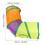 Tunnel pour chat en polyester multicolore (1 pièce) 4