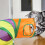 Tunnel pour chat en polyester multicolore (1 pièce) 5