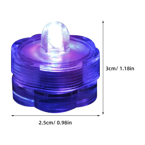 Mini LED Candles Waterproof 8 pcs/set Colorful 1