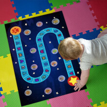 Tapis de jeu éducatif sur le thème de la circulation routière 40 x 60 cm