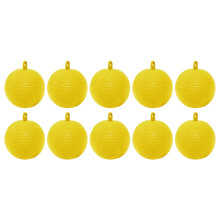 Boules jaunes pièges à mouches des fruits, adaptées au jardinage intérieur et extérieur, lot de 10.