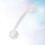 Bathtub Grab Bar ABS Handrail for Elderly Safety 1
