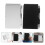Bloc-notes avec stylo, alliage d'aluminium compact, noir, lot de 2 5