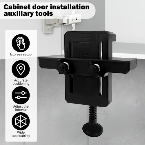 Cabinet Door Mounting Jig Adjustable Woodworking Locator 2 2