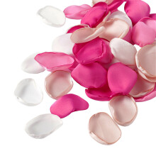 Pétales de rose en plastique multicolores (200 pièces)