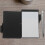 Bloc-notes avec stylo, alliage d'aluminium compact, noir, lot de 2 6