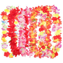 Guirnalda tropical hawaiana para decorar el cuello (5 piezas)