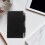 Bloc-notes avec stylo, alliage d'aluminium compact, noir, lot de 2 2