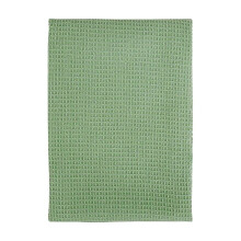 Ensemble de torchons gaufrés en coton vert clair 17,71 x 25,60