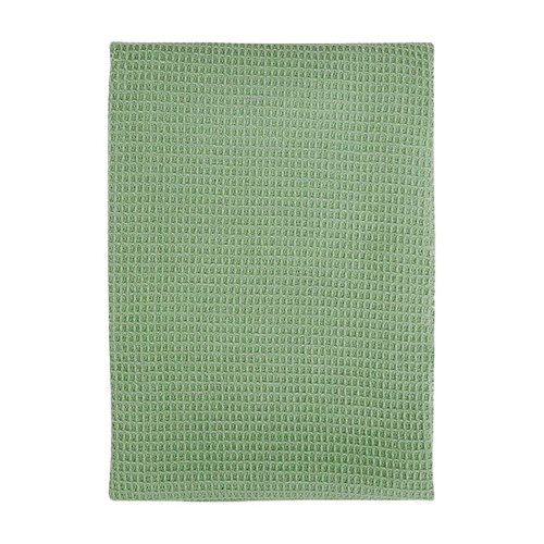 Ensemble de torchons gaufrés en coton vert clair 17,71 x 25,60