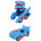 Carro de brinquedo Dino LED transformável com luzes e sons (1 unidade) 1