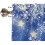 Σετ κουρτινών και βαλάντων κουζίνας Blue Snowflake 3 τεμαχίων 5