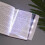 Flache LED-Buchleuchte, weißes Panel 5