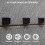 Solar Garden Lights LED Wall Lamp Waterproof 1 Pack 6
