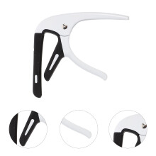 Guitar Capo Set Metal Silicone Folk Guitar Pitch Adjustment