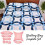 EGYMEN Fan Quilt Template Set Acrylic 8-Piece 4